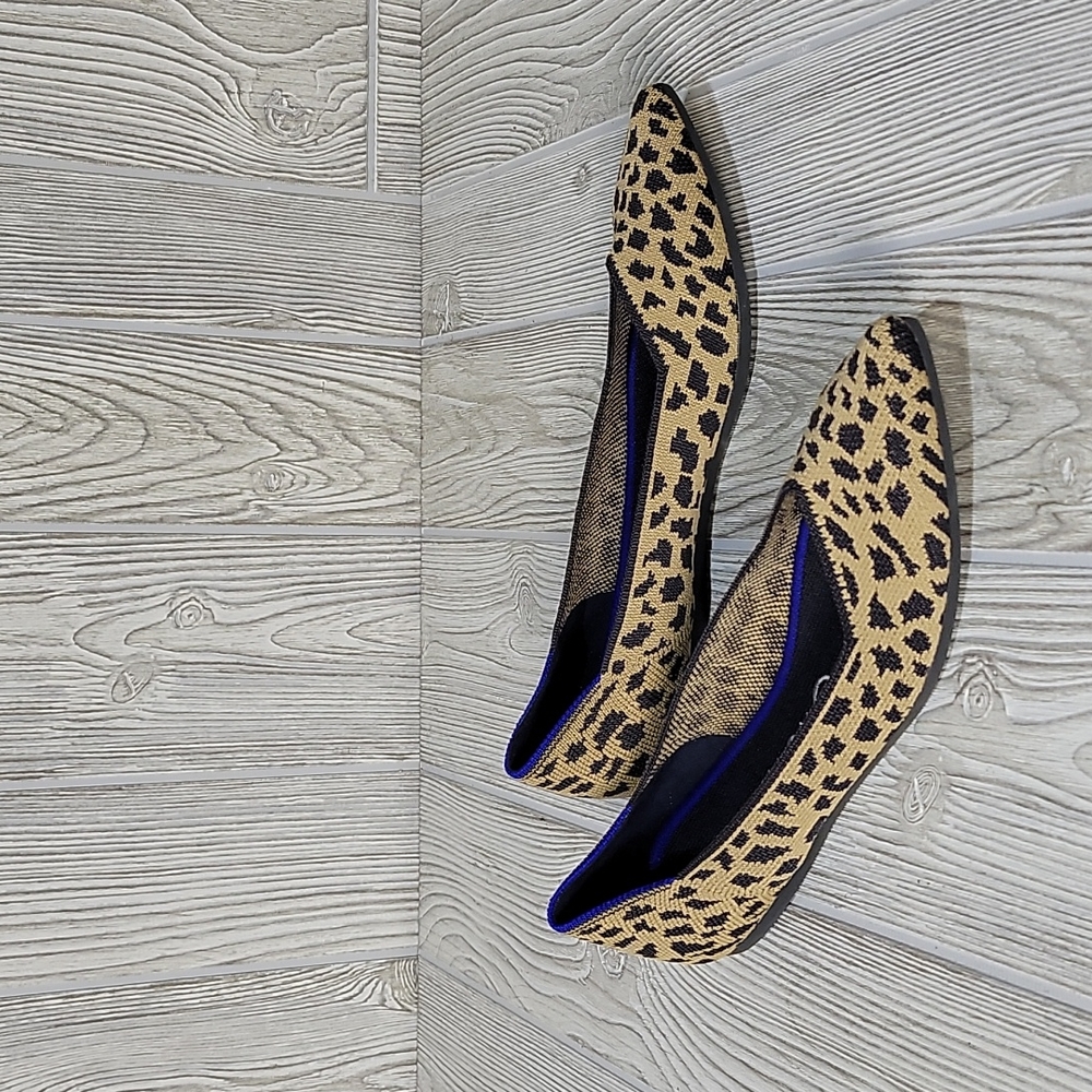 Rothy's The Point Animal Print Flats, Women's Size 9